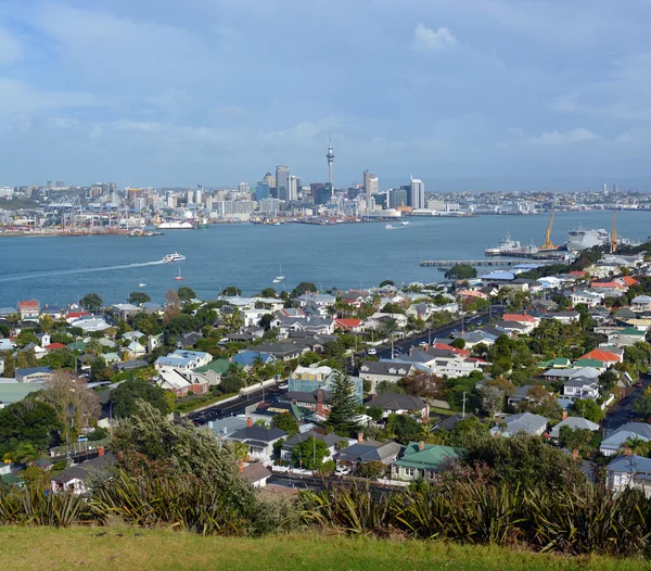 Auckland City vew z Mount Victoria, Devonport — Zdjęcie stockowe