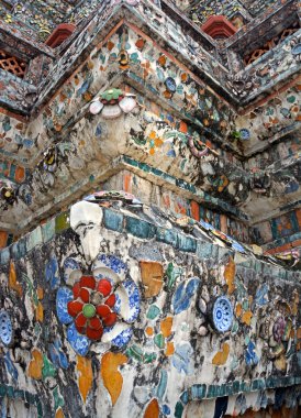 WAT arun Tapınağı şafak mozaik dekorasyon detay.