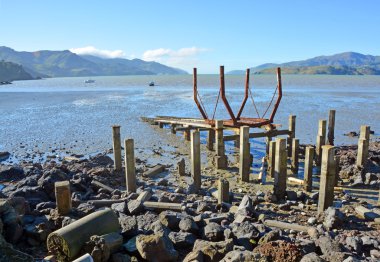 Valiler Bay Ships mezarlık düşük Tide at