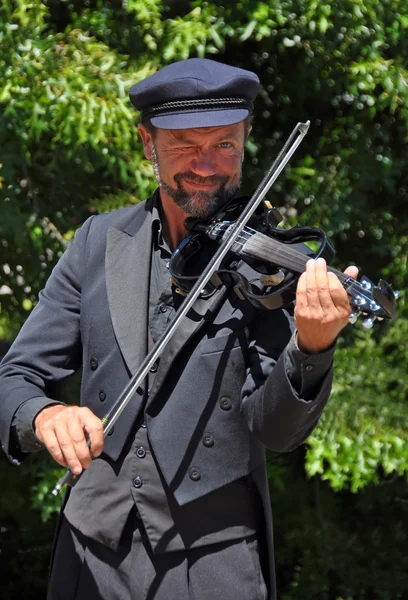 Ο βιολιστής, Παγκόσμιο Φεστιβάλ Buskers — Φωτογραφία Αρχείου