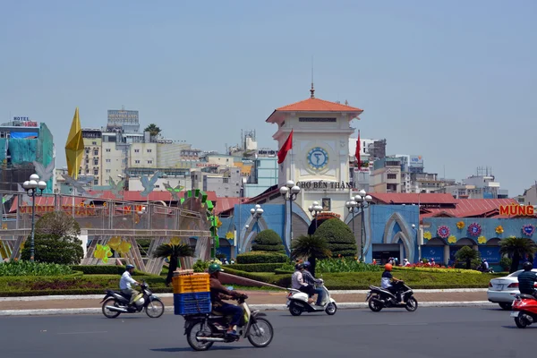 Ben Thanh Market, Saigão Vietname — Fotografia de Stock