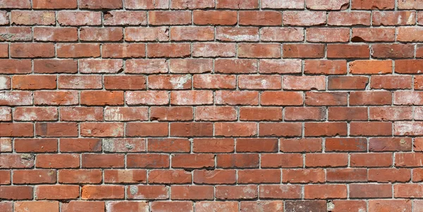 Long Brick Wall Background with Lots of Character