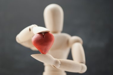 Kukla Sevgililer günü.