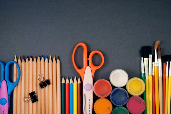 Conjunto de ferramentas de arte . — Fotografia de Stock