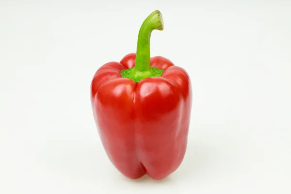 Red bell pepper, on white background. — Stock Photo, Image