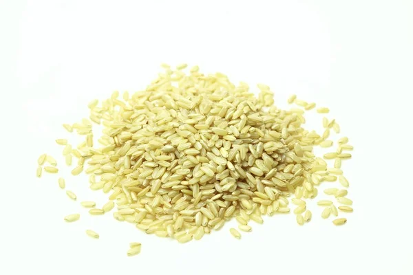 Primer plano del montón de arroz sin cocer —  Fotos de Stock