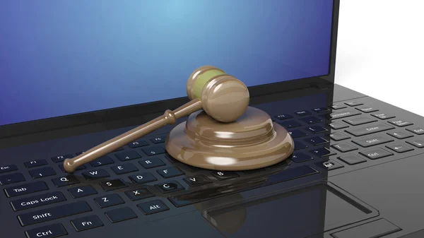 3D rendering marok laptop billentyűzet — Stock Fotó