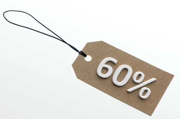 3D rendering 60 per cent — Stock Photo, Image