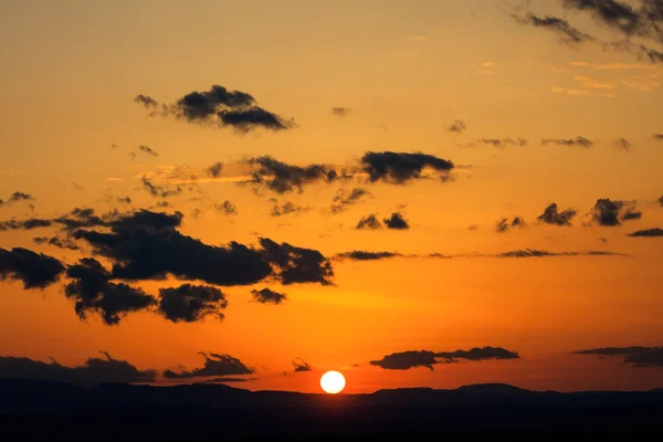 Vista panoramica di un bellissimo tramonto — Foto Stock