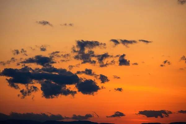 Vista panorâmica de um belo pôr do sol — Fotografia de Stock