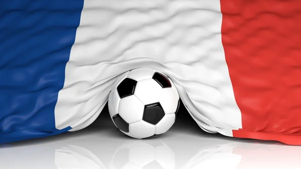 3d rendering Flag of France — Stock Photo, Image