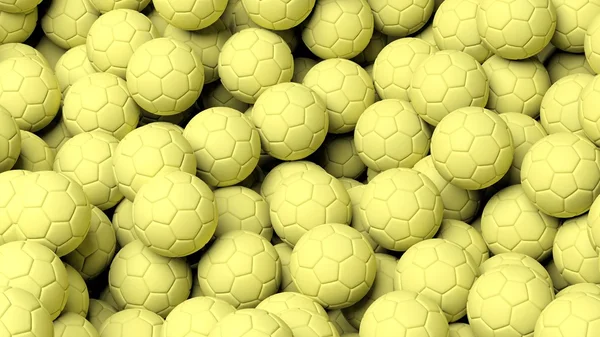 Waterpolo жовті кульки — стокове фото