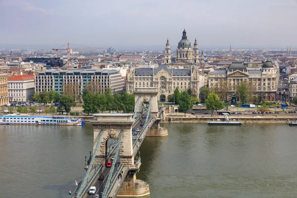 Cain Bridge day shot, Budapest Hungary. — Stock Photo, Image