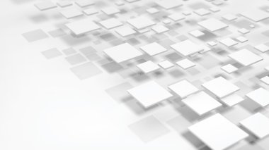 Arka plan grafik soyut beyaz küp şeklinde