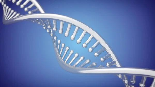 Dvojité šroubovice DNA closeup pozadí. 3D vykreslování — Stock fotografie