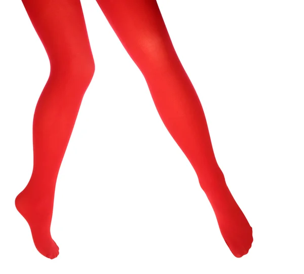 Kvinnans ben i strumpbyxor — Stockfoto