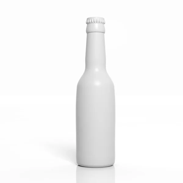 3D blank bottle mockup isolated on white — Stock Photo, Image