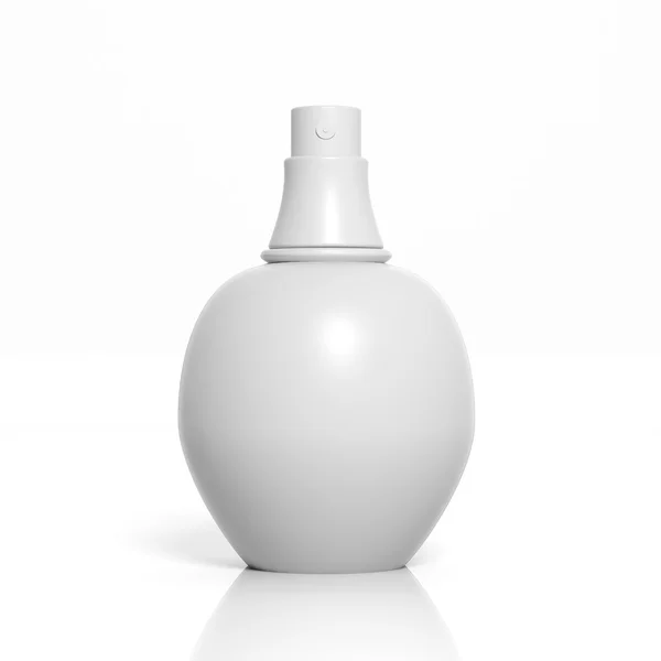 3d boş sprey şişe mockup beyaz izole — Stok fotoğraf