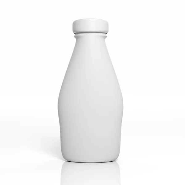 3D blank bottle mockup isolated on white — Stock Photo, Image