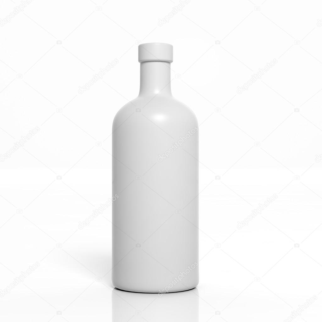 Download 3d Blank Product Bottle Mockup Isolated On White Stock Photo Image By C Viperagp 61375607