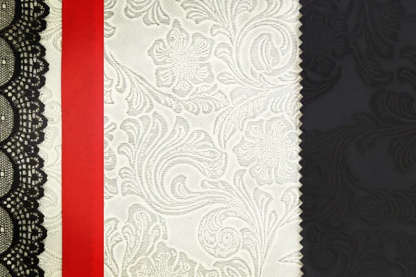 Decorative fabric background. Scrapbook, photobook concept — Stock Photo, Image