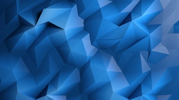 Abstract dark blue low poly background — Stock Photo, Image