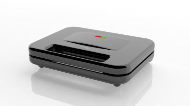 Beyaz arka plan üzerinde izole tost