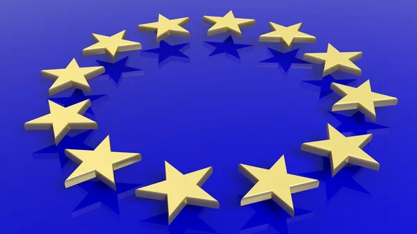Avrupa Birliği Bayrak arkaplanı — Stok fotoğraf