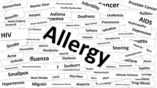 Una enfermedad llamada alergia —  Fotos de Stock