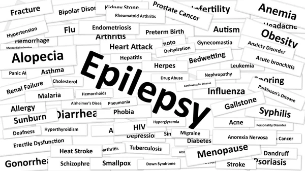 Μια ασθένεια που ονομάζεται επιληψία — Φωτογραφία Αρχείου
