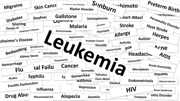 Uma doença chamada leucemia — Fotografia de Stock