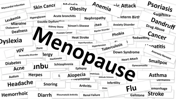 Хвороба під назвою Менопауза — стокове фото