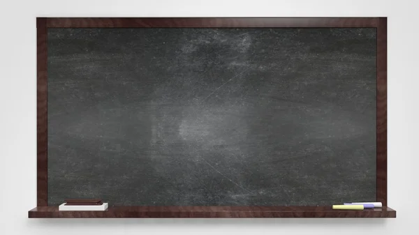 Blackboard on white background — Stock Photo, Image