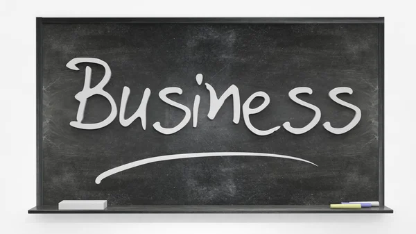 Negócios escritos em quadro-negro — Fotografia de Stock