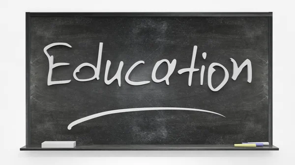 Education written on blackboard — Stock Photo, Image