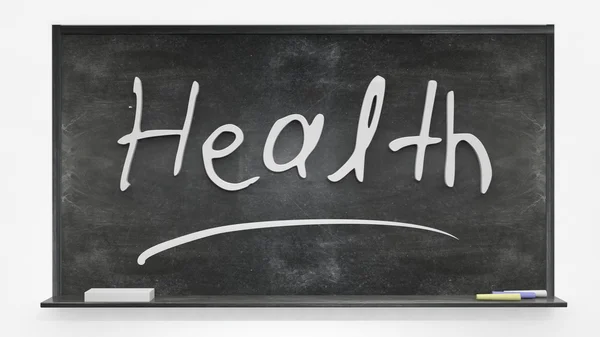 Health written on blackboard — Stock Photo, Image