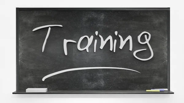 Training written on blackboard — Stock Photo, Image