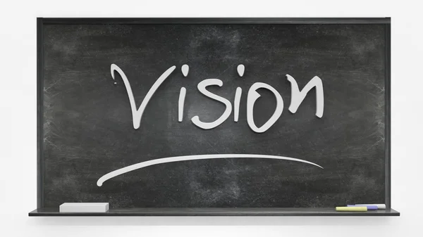 'Vision' written on blackboard — Stock Photo, Image