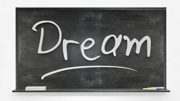 "Мрія", написані на дошці — стокове фото