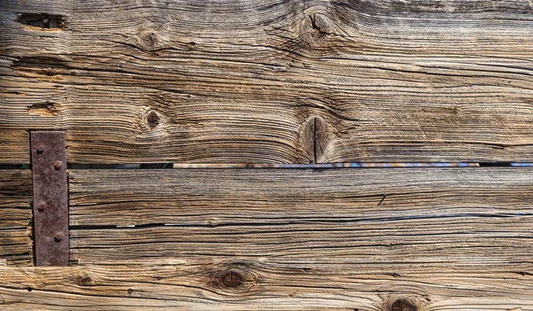 古いグランジさびで覆われた木の板テクスチャ — ストック写真