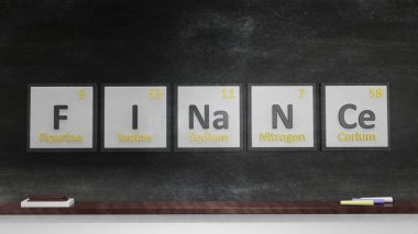 Periyodik Tablo öğeleri sembollerin form Word vade, karatahta üzerinde kullanılan