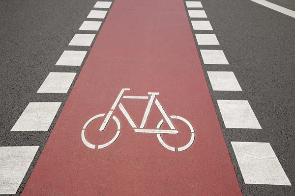 Simbolo della pista ciclabile, Bonn — Foto Stock