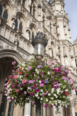 Cephe belediye binasının, Gran yer - elektrik direği ile ana kare ve 