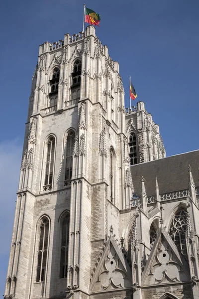 Kathedrale von Brüssel, Belgien — Stockfoto