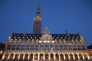 Bir Leuven Üniversitesi Kütüphanesi