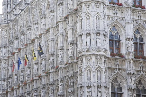 Városháza, Leuven, Belgium, — Stock Fotó