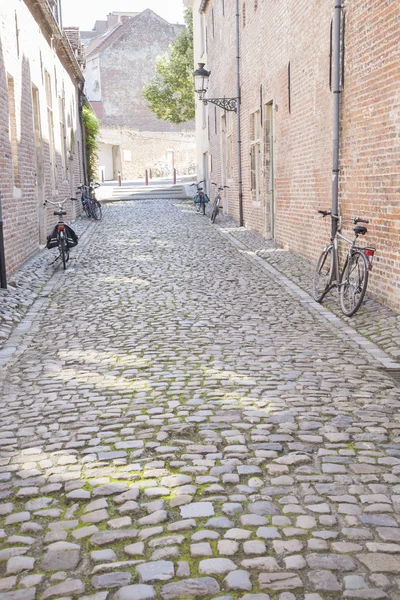 石道路、グルート ベヒンホフ ルーヴェンを考え出す — ストック写真