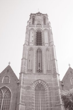 Katedral kilise kule, Rotterdam, Hollanda