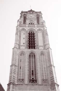 Katedral kilise kule, Rotterdam, Hollanda
