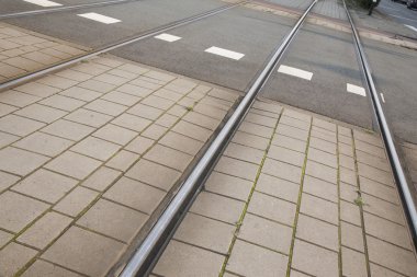 Tramvay parça Rotterdam, Hollanda